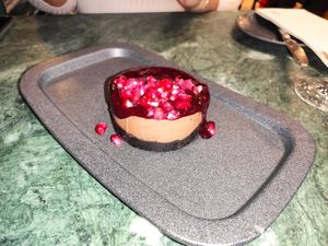 Charlie Brown - chocolate pie  #Veganuary at The Green Affair - Chiado in Lisbon