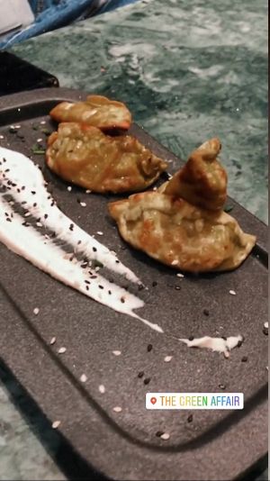 Gyozas - muito boas   at The Green Affair - Chiado in Lisbon