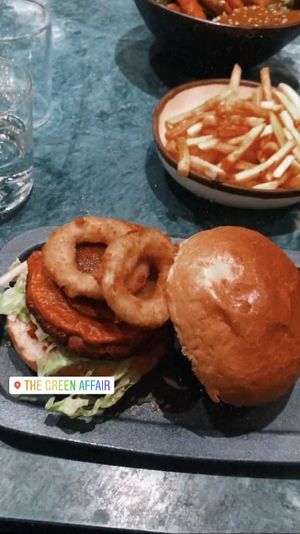 Hamburger Saldanha   at The Green Affair - Chiado in Lisbon