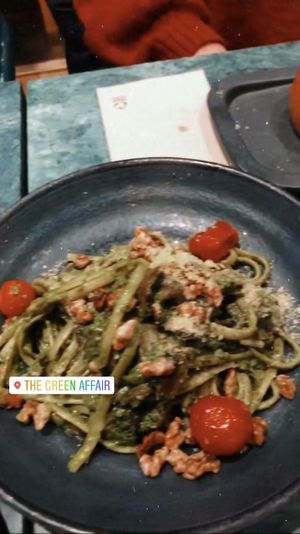 Pasta com pesto  at The Green Affair - Chiado in Lisbon