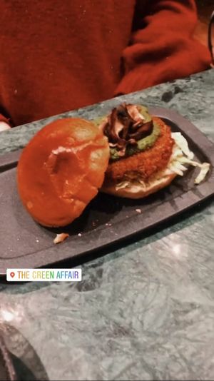 Hamburger quinoa   at The Green Affair - Chiado in Lisbon