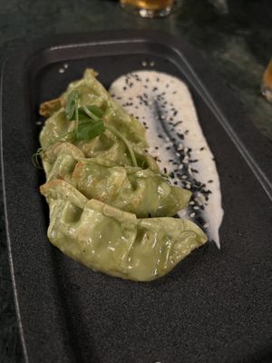 Gyozas  at The Green Affair - Chiado in Lisbon