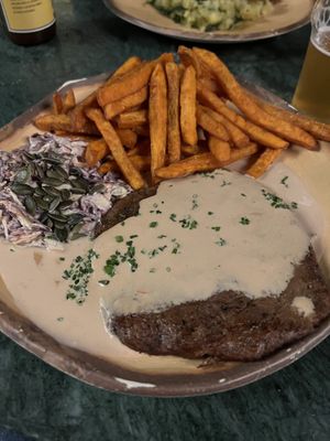 Seitan steak  at The Green Affair - Chiado in Lisbon