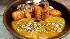 Katsu curry at The Green Affair - Chiado in Lisbon