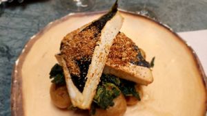 Tofu à lagareiro at The Green Affair - Chiado in Lisbon