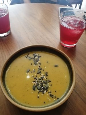 soup at The Green Affair - Chiado in Lisbon