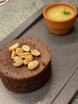 Chocolate cake  at The Green Affair - Chiado in Lisbon