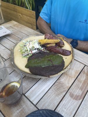 Seitan steak  at The Green Affair - Chiado in Lisbon