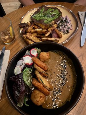 Seitan Steak & Curry  at The Green Affair - Chiado in Lisbon