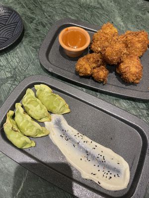 Cauliflower and vegetable gyoza   at The Green Affair - Chiado in Lisbon