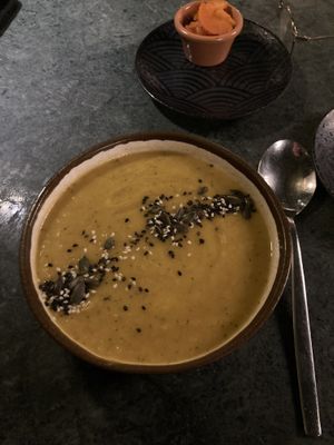 Soup  at The Green Affair - Chiado in Lisbon