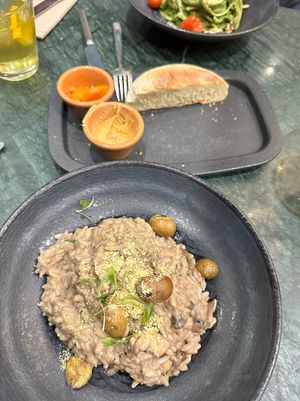 Risotto at The Green Affair - Chiado in Lisbon