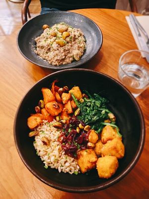 Risotto and Winter Bowl  at The Green Affair - Chiado in Lisbon