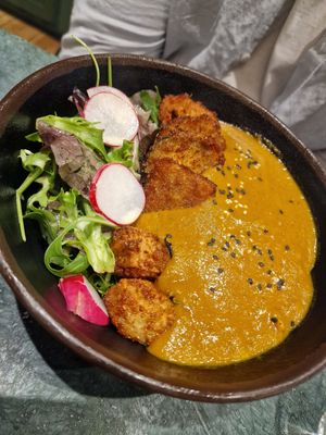 Katsu Curry at The Green Affair - Chiado in Lisbon