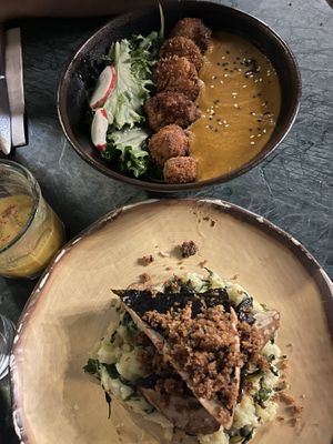 Curry and fish al lagareiro  at The Green Affair - Chiado in Lisbon