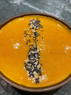 Soup of the day at The Green Affair - Chiado in Lisbon