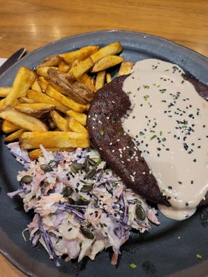 Bife (seitan) at The Green Affair - Chiado in Lisbon