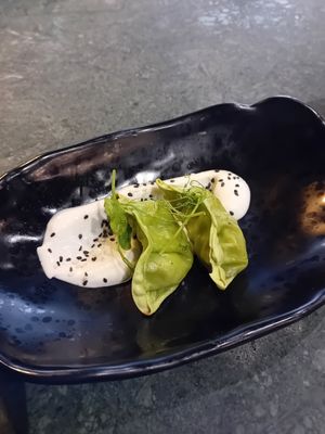 Starters - Gyoza at The Green Affair - Chiado in Lisbon