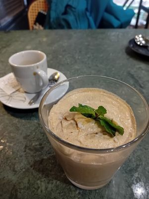 Dessert - Peanut Mousse at The Green Affair - Chiado in Lisbon