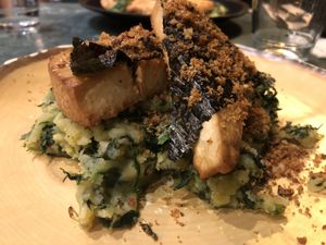 Marine tofu   at The Green Affair - Chiado in Lisbon