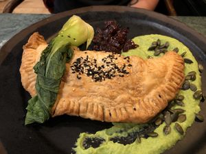 Summer vegetable puff pastry  at The Green Affair - Chiado in Lisbon