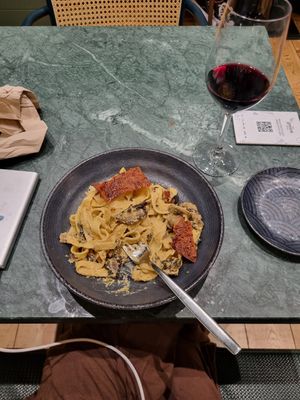 Carbonara at The Green Affair - Chiado in Lisbon