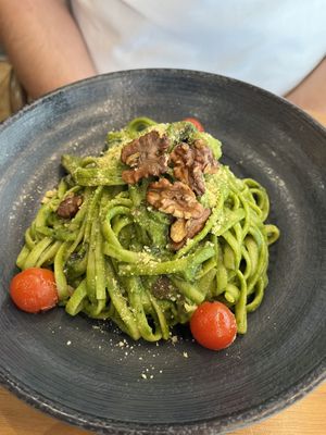 Linguine al pesto  at The Green Affair - Chiado in Lisbon