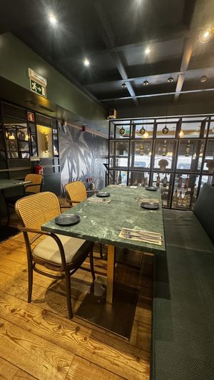 Lovely interior  #Veganuary at The Green Affair - Chiado in Lisbon