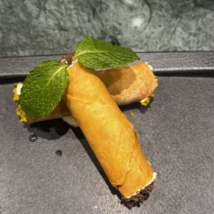Cannoli  #Veganuary at The Green Affair - Chiado in Lisbon