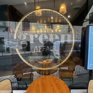 Window #Veganuary at The Green Affair - Chiado in Lisbon