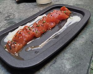Watermelon Tataki at The Green Affair - Chiado in Lisbon