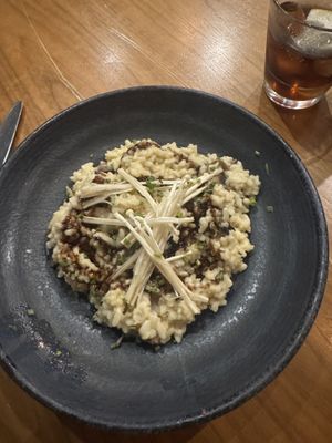 Mushroom risotto  at The Green Affair - Chiado in Lisbon