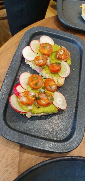 Avocado Toast at The Green Affair - Chiado in Lisbon