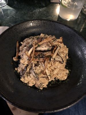 Mushroom risotto  at The Green Affair - Chiado in Lisbon