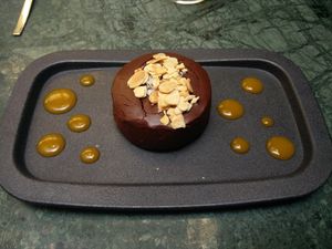 Chocolate cake at The Green Affair - Chiado in Lisbon