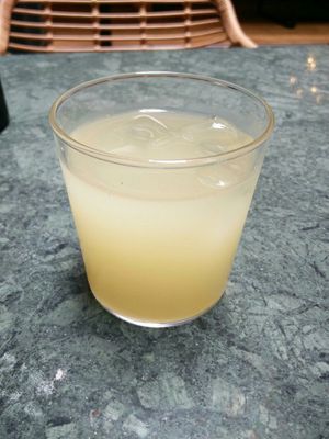 Homemade limonade at The Green Affair - Chiado in Lisbon