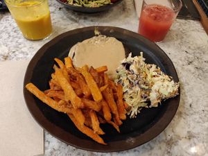 Seitan Steak at The Green Affair - Chiado in Lisbon