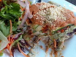 The raw lasagna is amazing!! at Darbster in West Palm Beach