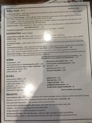 Menu at Darbster in West Palm Beach