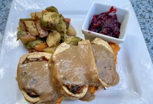 Thanksgiving turkey roulade at Darbster in West Palm Beach