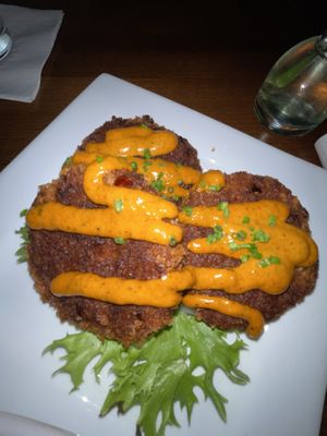 Crab’ cakes  at Darbster in West Palm Beach