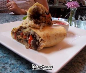 Southwestern Burrito at Darbster in West Palm Beach