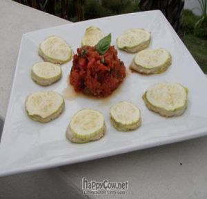 Raw ravioli at Darbster in West Palm Beach