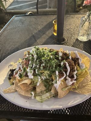 Nachos, sooo good!  #Veganuary at Darbster in West Palm Beach