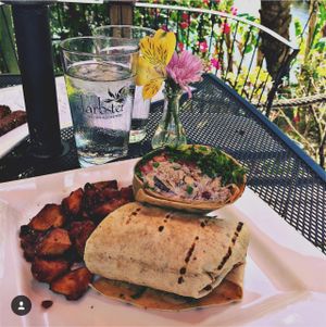Tarragon Chicken Salad Wrap at Darbster in West Palm Beach