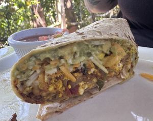 Breakfast burritoos  at Darbster in West Palm Beach