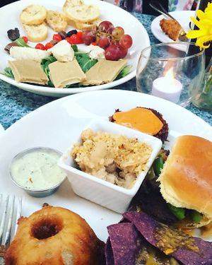 App sampler and cheese plate  at Darbster in West Palm Beach