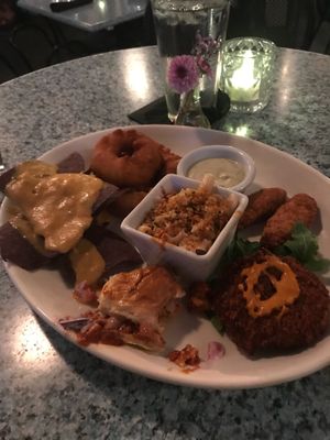 The appetizer sampler taste great! at Darbster in West Palm Beach