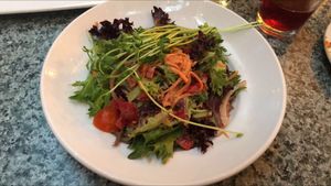 Side house salad at Darbster in West Palm Beach