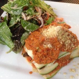 pesto lasagna  at Darbster in West Palm Beach